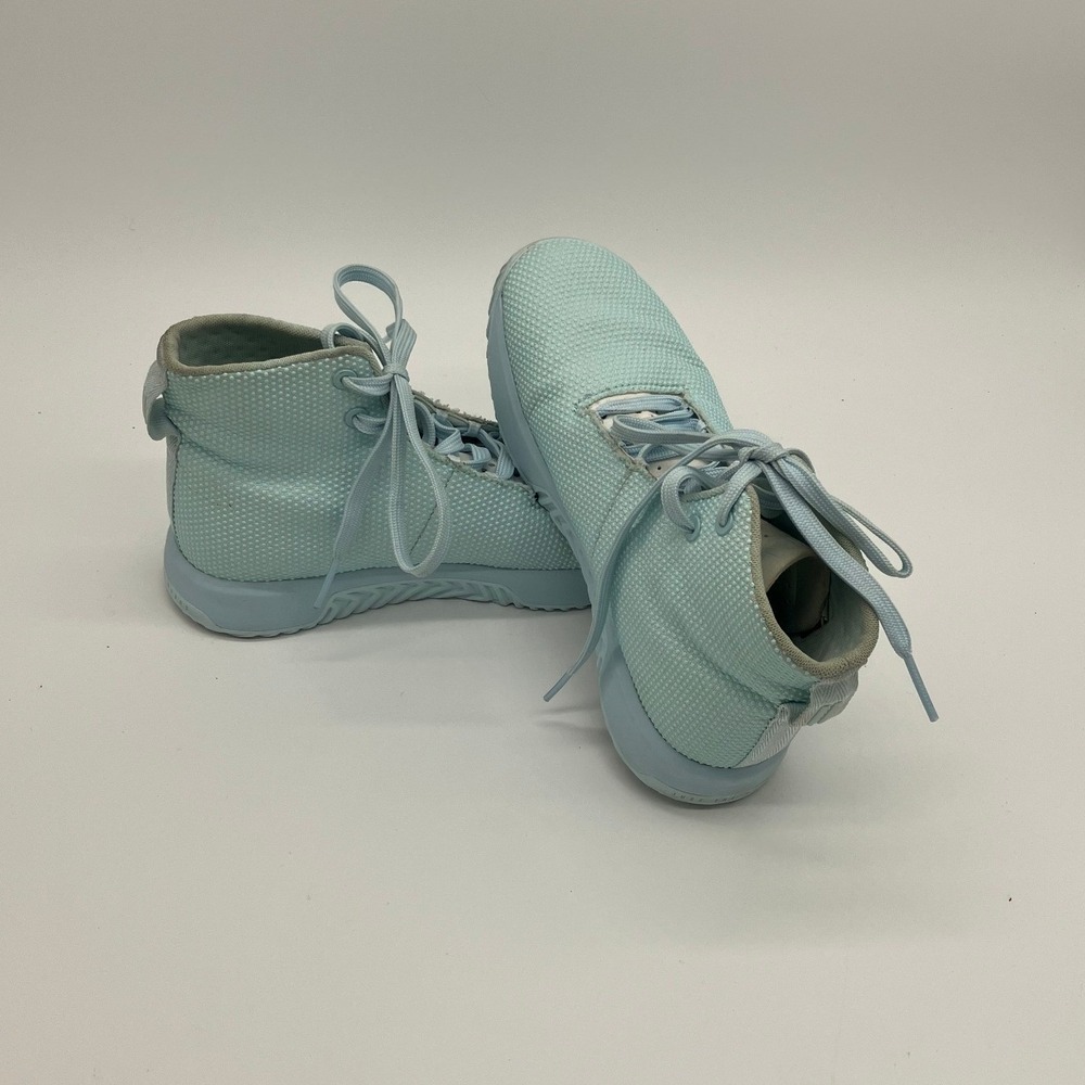 NOBULL High Top Trainer Light Blue SuperFabric Sneakers Mens 5 Womens 6.5
